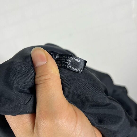 Georgetown Leather Design Women’s Black Leather mid-Maxi Skirt size 7/8 or 26in - Picture 11 of 11